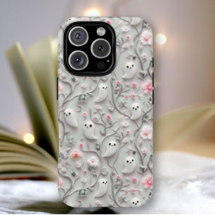 Coque Case-Mate iPhone Boîtier téléphonique 3D Floral Little Ghost