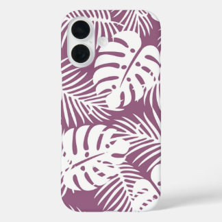 Coque Pour iPhone 16 Boîtier téléphonique à feutre de Monstera Tropical