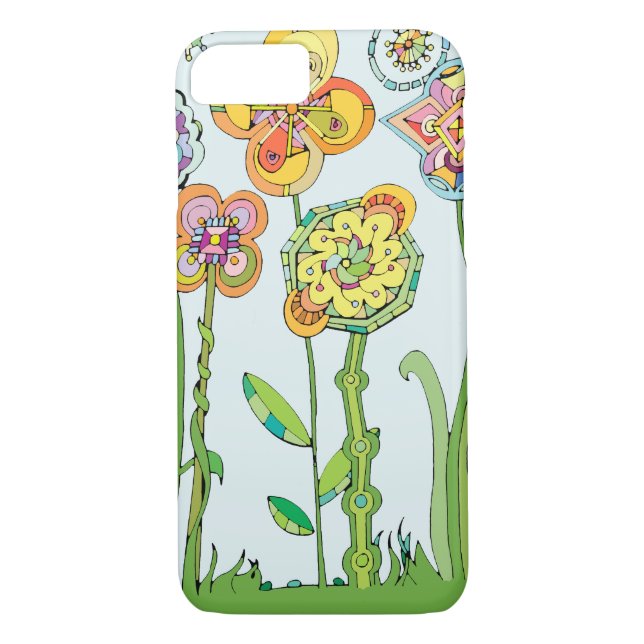 Coques Case-Mate iPhone Boîtier téléphonique à fleurs lunaires (Dos)