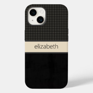 Coque Case-Mate iPhone Boîtier téléphonique à points noirs personnalisés