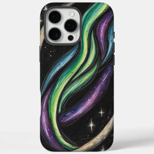 Coque iPhone 16 Pro Max Boîtier téléphonique Abstrait Aurora Borealis