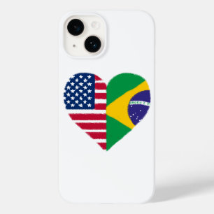 Coque Case-Mate iPhone Boîtier téléphonique Amour Américain Brésilien