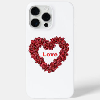 Coque Case-Mate iPhone Boîtier téléphonique avec coeur rouge et amour
