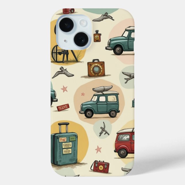 Coques Case-Mate iPhone Boîtier téléphonique avec Motif de voyage (Verso)