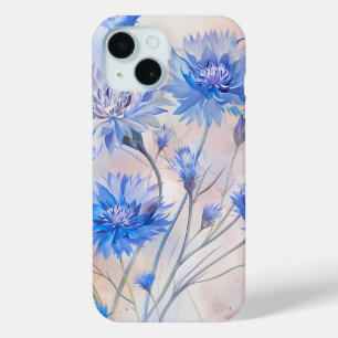 Coque Case-Mate iPhone Boitier téléphonique Blue Cornflowers Watercolor