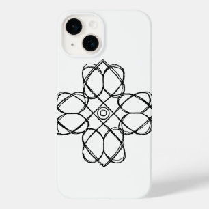 Coque Pour iPhone 14 Boîtier téléphonique, conception croisée