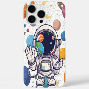 Coque iPhone 16 Pro Max Boîtier téléphonique cosmique Planètes thématiques