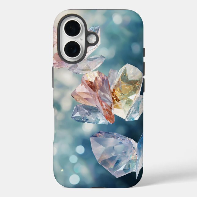 Coques Case-Mate iPhone Boîtier téléphonique Crystal Butterfly Stones (Verso)