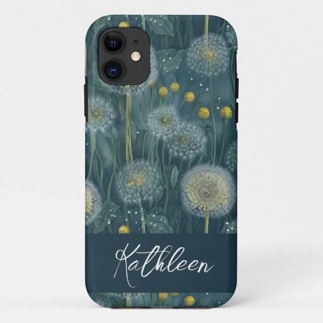 Coques Case-Mate iPhone Boîtier téléphonique Dandelion pour une dame (Dos)