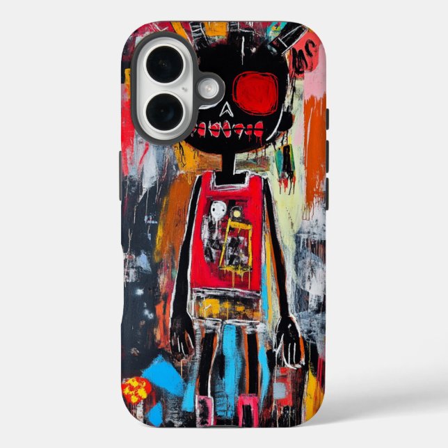Coques Case-Mate iPhone Boîtier téléphonique d'art crâne urbain (Verso)