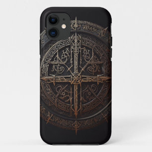 Case-Mate iPhone Case Boîtier téléphonique de la rune métallique de la m