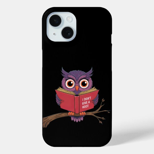 Coques Case-Mate iPhone Boîtier téléphonique de lecture de Owl (Verso)