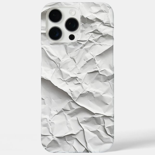 Coques Case-Mate iPhone Boîtier téléphonique de texture papier blanc effon (Verso)