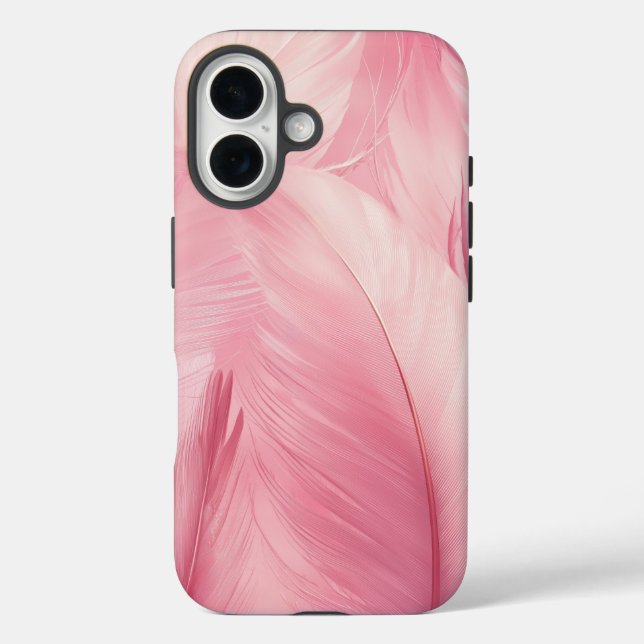 Coques Case-Mate iPhone Boîtier téléphonique en Flamant rose rose doux (Verso)