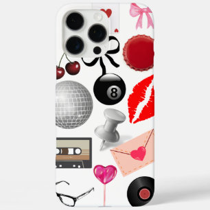 Coque iPhone 16 Pro Max Boîtier téléphonique esthétique rétro - Vibes Vint