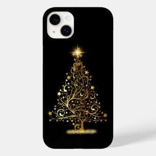 Coque Case-Mate iPhone Boîtier téléphonique Gold Christmas Tree