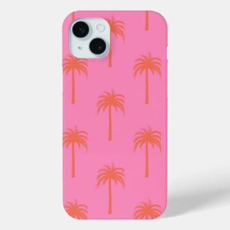 Coque Case-Mate iPhone Boîtier téléphonique Hot Pink and Orange Palm Tree