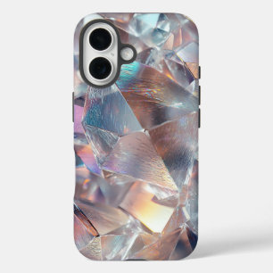 Coque Pour iPhone 16 Boîtier téléphonique Iridescente Crystal Matching