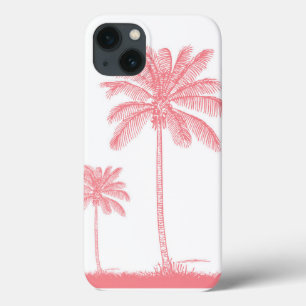Case-Mate iPhone Case Boîtier téléphonique minimaliste rose Palm Tree iP