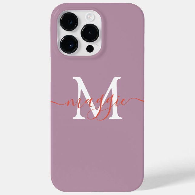 Coques Case-Mate iPhone Boîtier téléphonique monographique personnalisé -  (Verso)