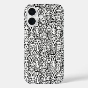 Coque Pour iPhone 16 Boîtier téléphonique Motif en tête de chien