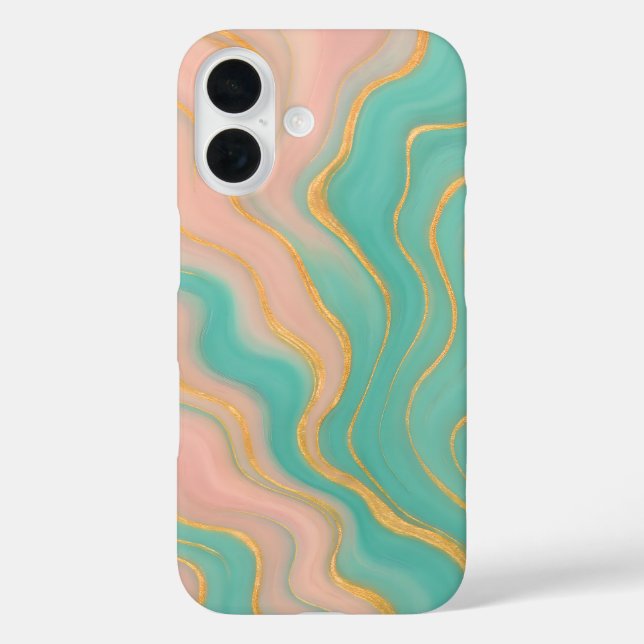 Coques Case-Mate iPhone Boîtier téléphonique Pastel Marble Waves (Verso)
