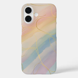 Coque Pour iPhone 16 Boîtier téléphonique Pastel multicolore