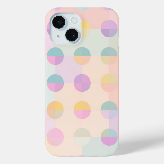 Coques Case-Mate iPhone Boîtier téléphonique Pastel Polka (Verso)