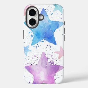 Coque Pour iPhone 16 Boîtier téléphonique Pastel Stardust Dream Watercl