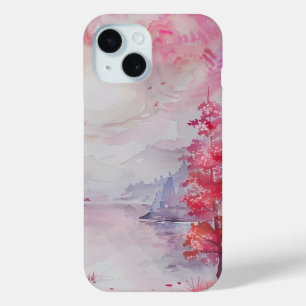Coque Case-Mate iPhone Boîtier téléphonique paysager en bois de rose ench