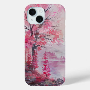 Coque Case-Mate iPhone Boîtier téléphonique paysager en bois de rose ench