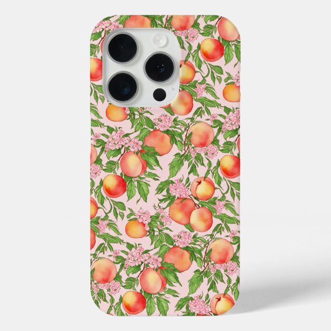 Coques Case-Mate iPhone Boîtier téléphonique Peach Blossom (Verso)