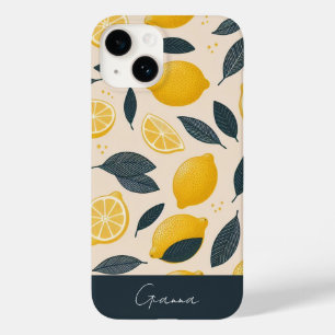 Coque Case-Mate iPhone Boîtier téléphonique personnalisé citron