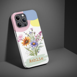 Coque Case-Mate iPhone Boîtier téléphonique personnalisé Fleur sauvage iP