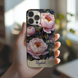 Coque Case-Mate iPhone Boîtier téléphonique personnalisé Peonies roses Vi