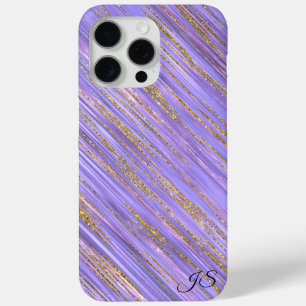 Coque Case-Mate iPhone Boîtier téléphonique personnalisé Purple et Gold G