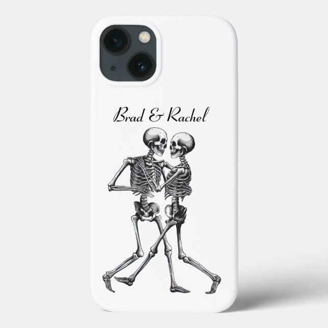 Coques Case-Mate iPhone Boîtier téléphonique personnalisé Skeleton Couple (Verso)