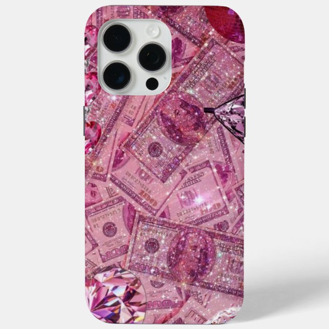 Coques Case-Mate iPhone Boîtier téléphonique Pink Money Design (Verso)