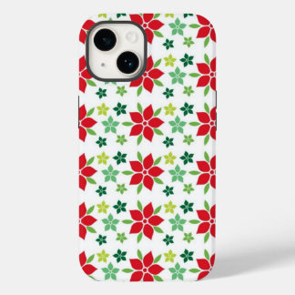 Coque Pour iPhone 14 Boîtier téléphonique Poinsettia Fleurs