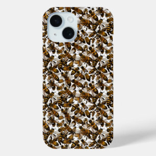 Coque Case-Mate iPhone Boîtier téléphonique pour abeilles jaunes
