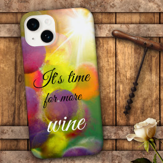 Coque Pour iPhone 16 Boîtier téléphonique pour amateurs de vin de raisi