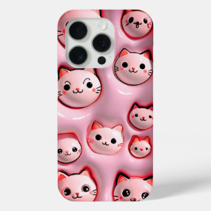 Coque Case-Mate iPhone Boîtier téléphonique pour chat rose Cute Kawaii