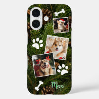 Boîtier téléphonique pour chien de Noël, simple pe