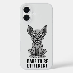 Coque Pour iPhone 16 Boîtier téléphonique pour chien géométrique