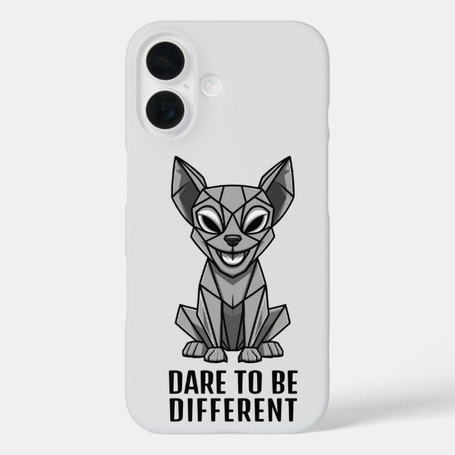 Coques Case-Mate iPhone Boîtier téléphonique pour chien géométrique (Verso)