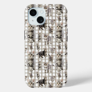 Coque Case-Mate iPhone Boîtier téléphonique pour iPhone 15 chat mignon