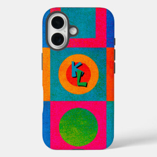 Coque Pour iPhone 16 Boîtier téléphonique pour pop couleur géométrique 