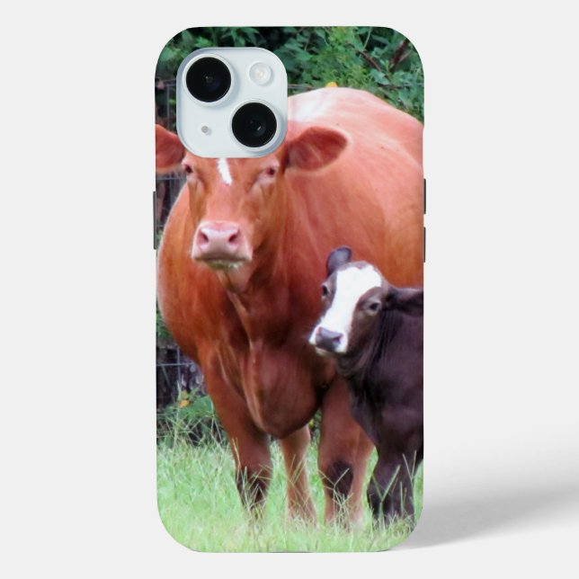 Coques Case-Mate iPhone Boîtier téléphonique pour vache et veau (Verso)