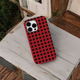Coque Case-Mate iPhone Boîtier téléphonique Red Buffalo Plaid pour Vacanc