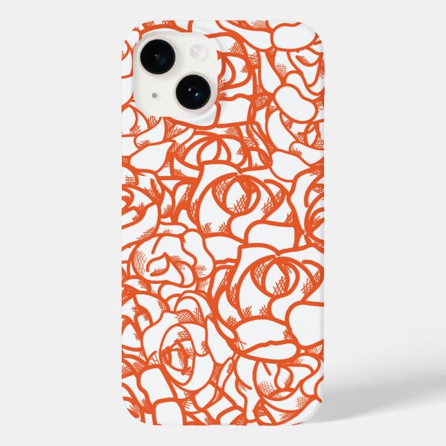 Coques Case-Mate iPhone Boîtier téléphonique Rose orange (Verso)